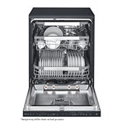 LG 14 Place QuadWash™ Dishwasher with TrueSteam™ in Matte Black Finish, DFB325HM