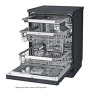 LG 14 Place QuadWash™ Dishwasher with TrueSteam™ in Matte Black Finish, DFB325HM