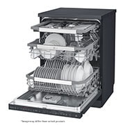 LG 14 Place QuadWash™ Dishwasher with TrueSteam™ in Matte Black Finish, DFB325HM