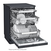 LG 14 Place QuadWash™ Dishwasher with TrueSteam™ in Matte Black Finish, DFB325HM