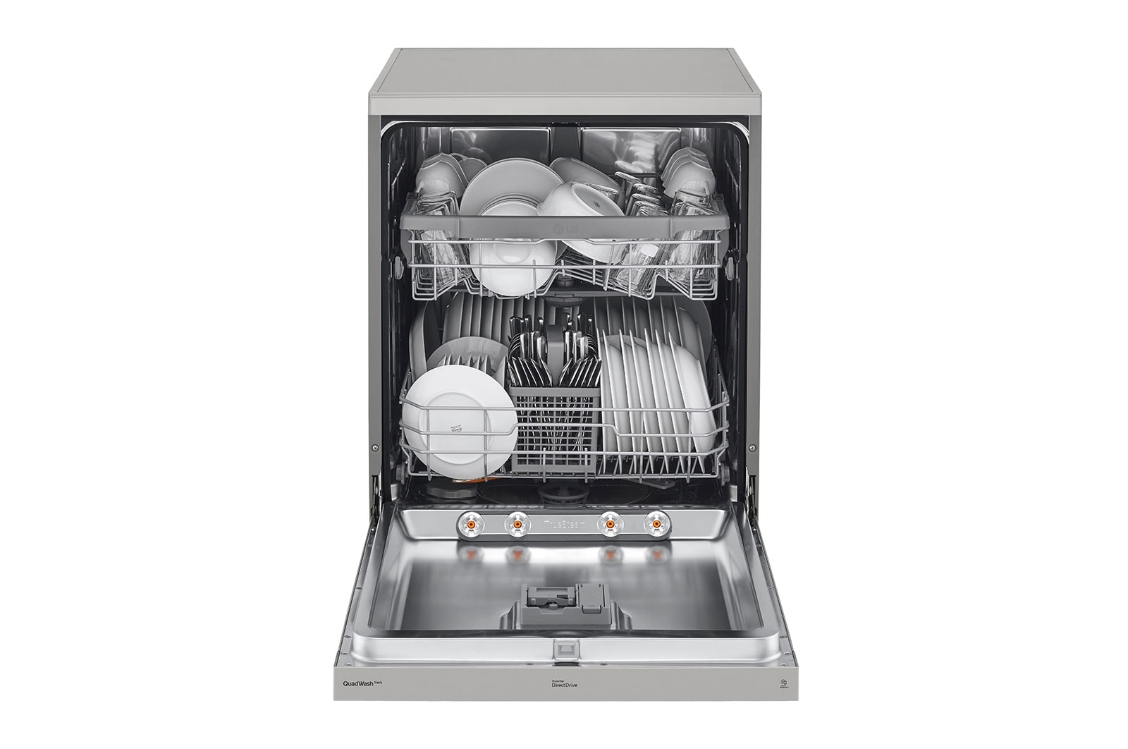 LG 14 Place QuadWash™ Dishwasher with TrueSteam™ in Stainless Finish, DFC532FP