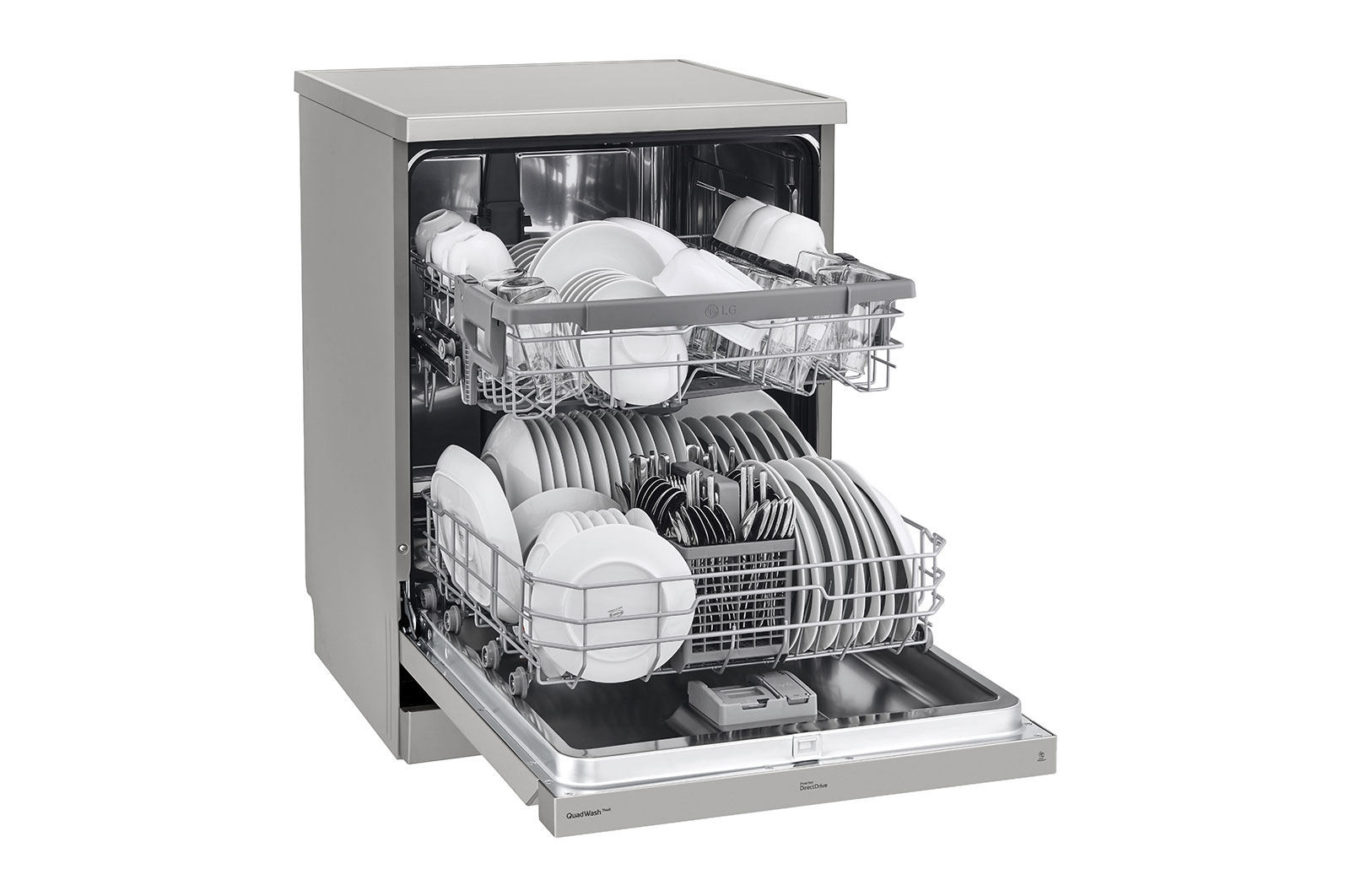 LG 14 Place QuadWash™ Dishwasher with TrueSteam™ in Stainless Finish, DFC532FP