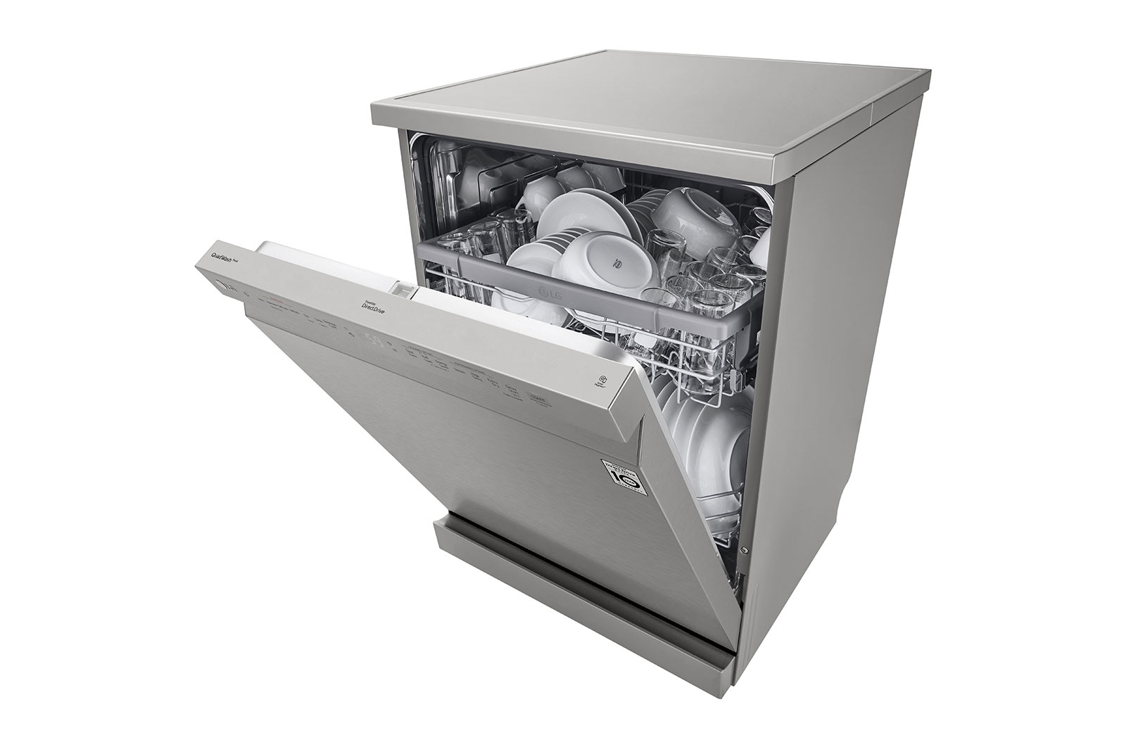 LG 14 Place QuadWash™ Dishwasher with TrueSteam™ in Stainless Finish, DFC532FP