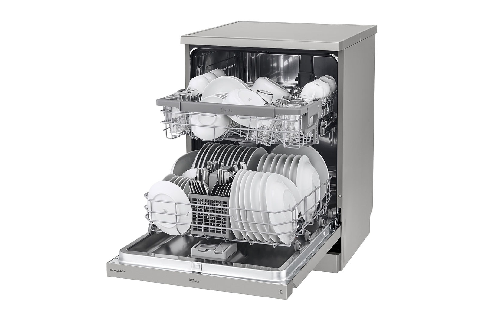 LG 14 Place QuadWash™ Dishwasher with TrueSteam™ in Stainless Finish, DFC532FP