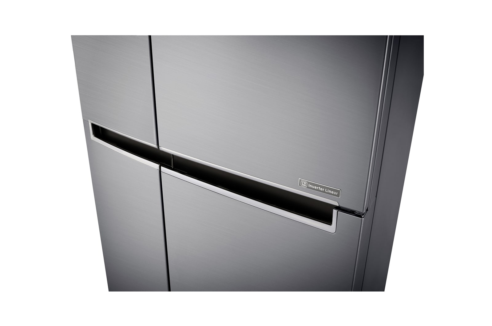 LG 687L Platinum Silver Side by Side Refrigerator, Inverter Linear Compressor, GC-B247SLUV