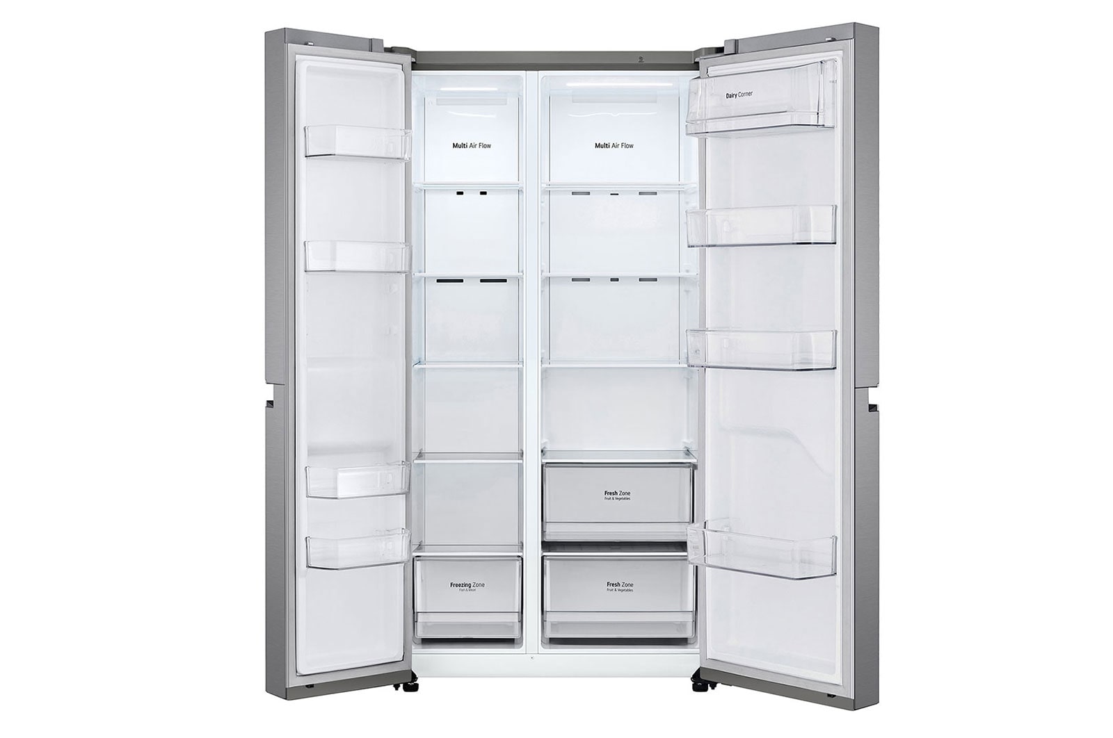 LG 643L Side by Side Fridge in Stainless Finish, GC-B257JLYL