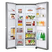 LG 643L Side by Side Fridge in Stainless Finish, GC-B257JLYL