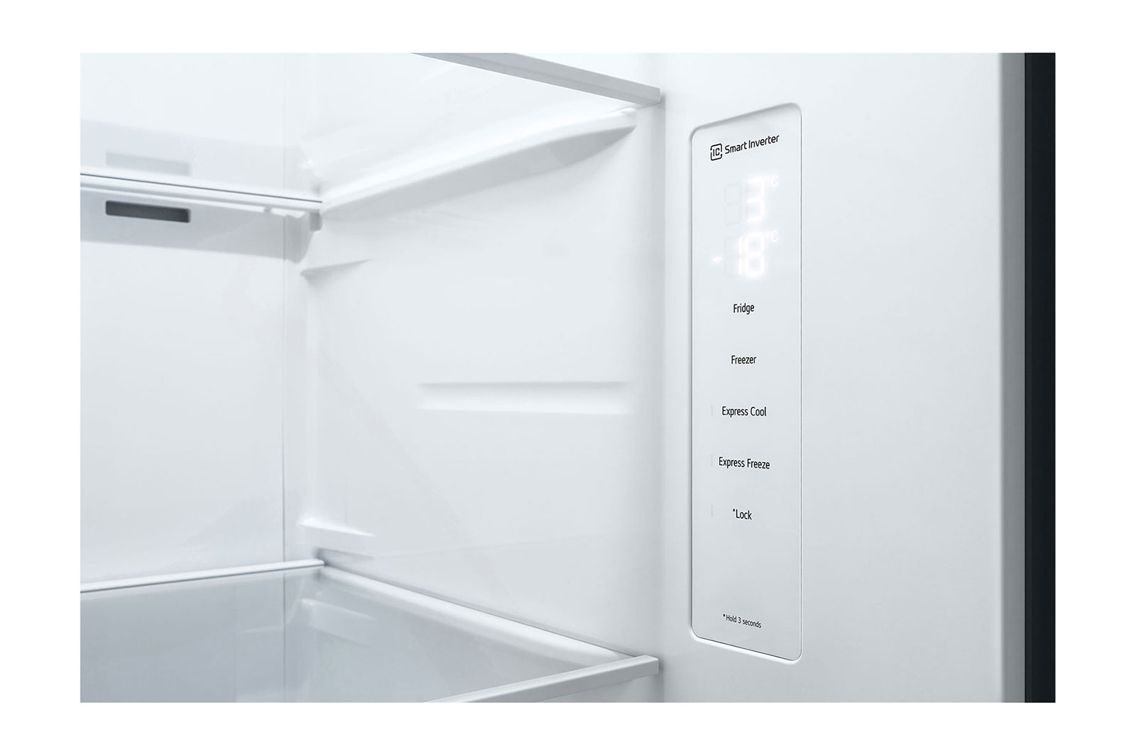 LG 647L Side-by-Side Fridge in Black Finish, GC-B257SQYL