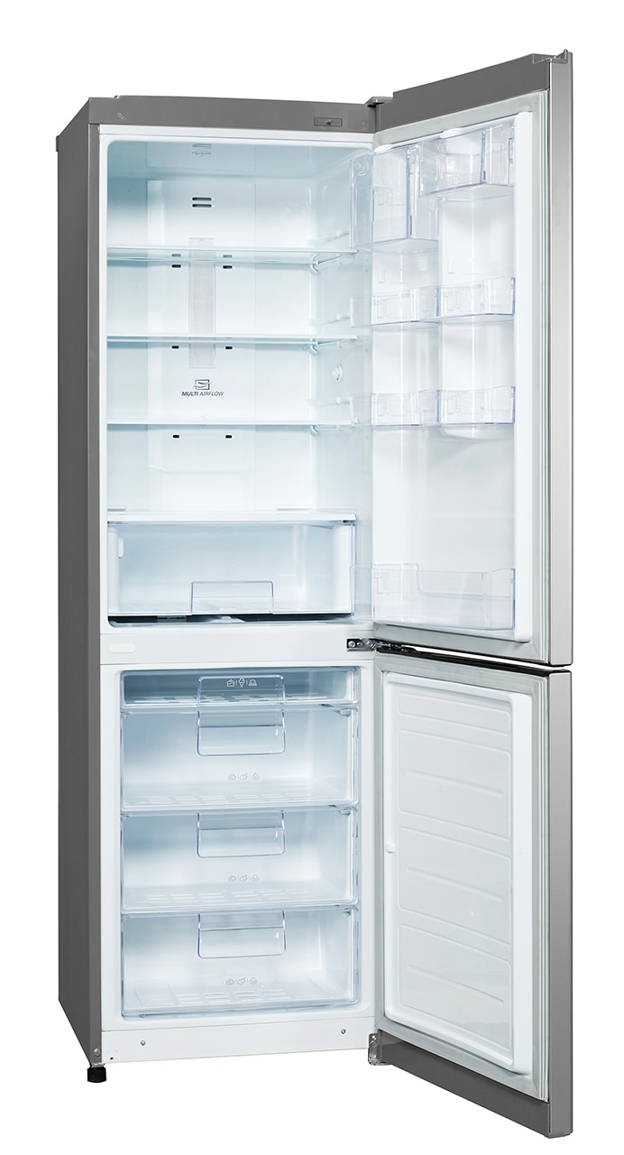 LG 312L Shiny Sliver Bottom Freezer Fridge with No Frost, GC-B409SLQK