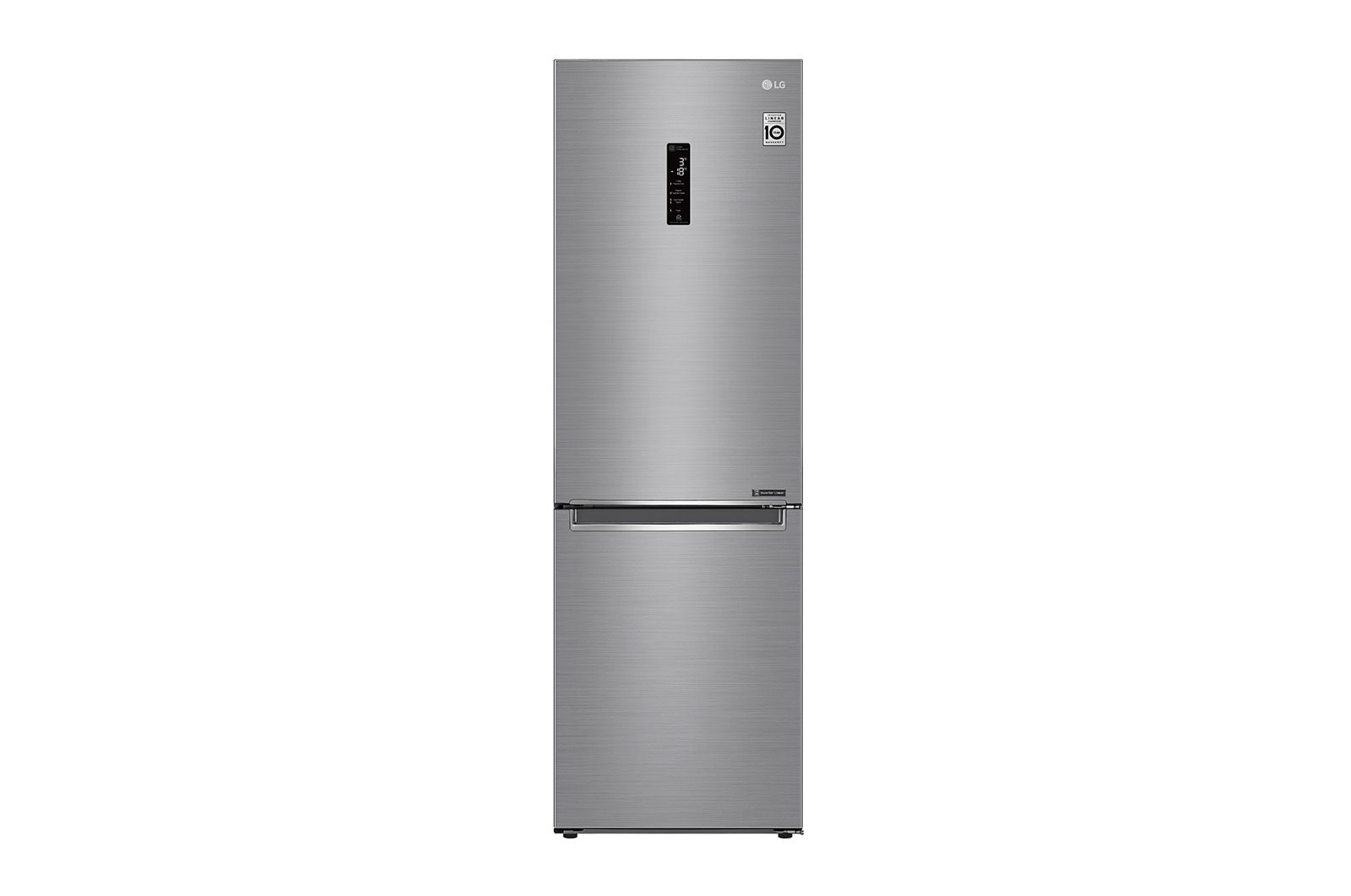 LG 341L Wide Bottom Freezer with DoorCooling⁺™ in Stainless Finish, GC-B459NLXM