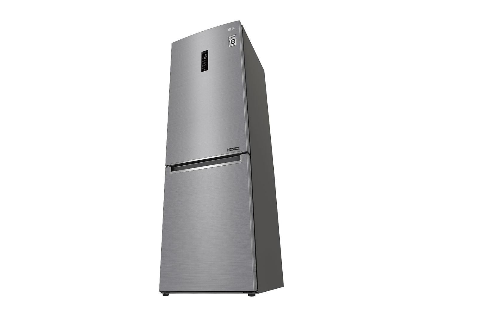 LG 341L Wide Bottom Freezer with DoorCooling⁺™ in Stainless Finish, GC-B459NLXM