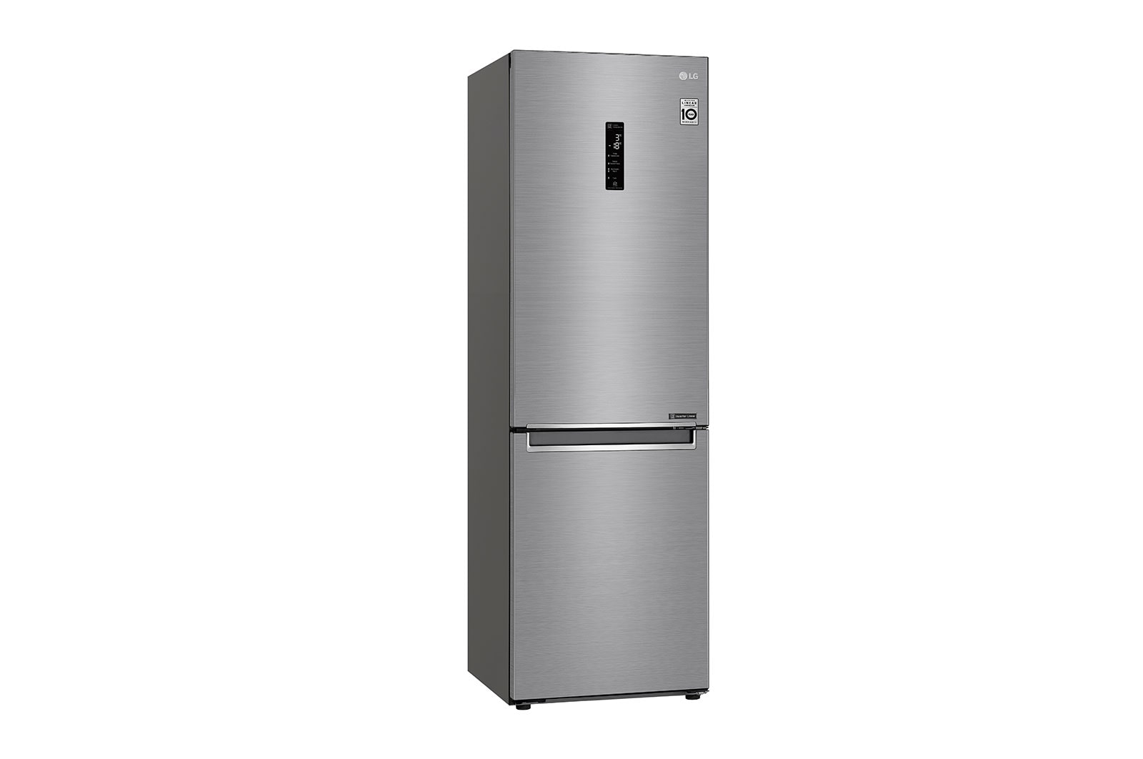 LG 341L Wide Bottom Freezer with DoorCooling⁺™ in Stainless Finish, GC-B459NLXM