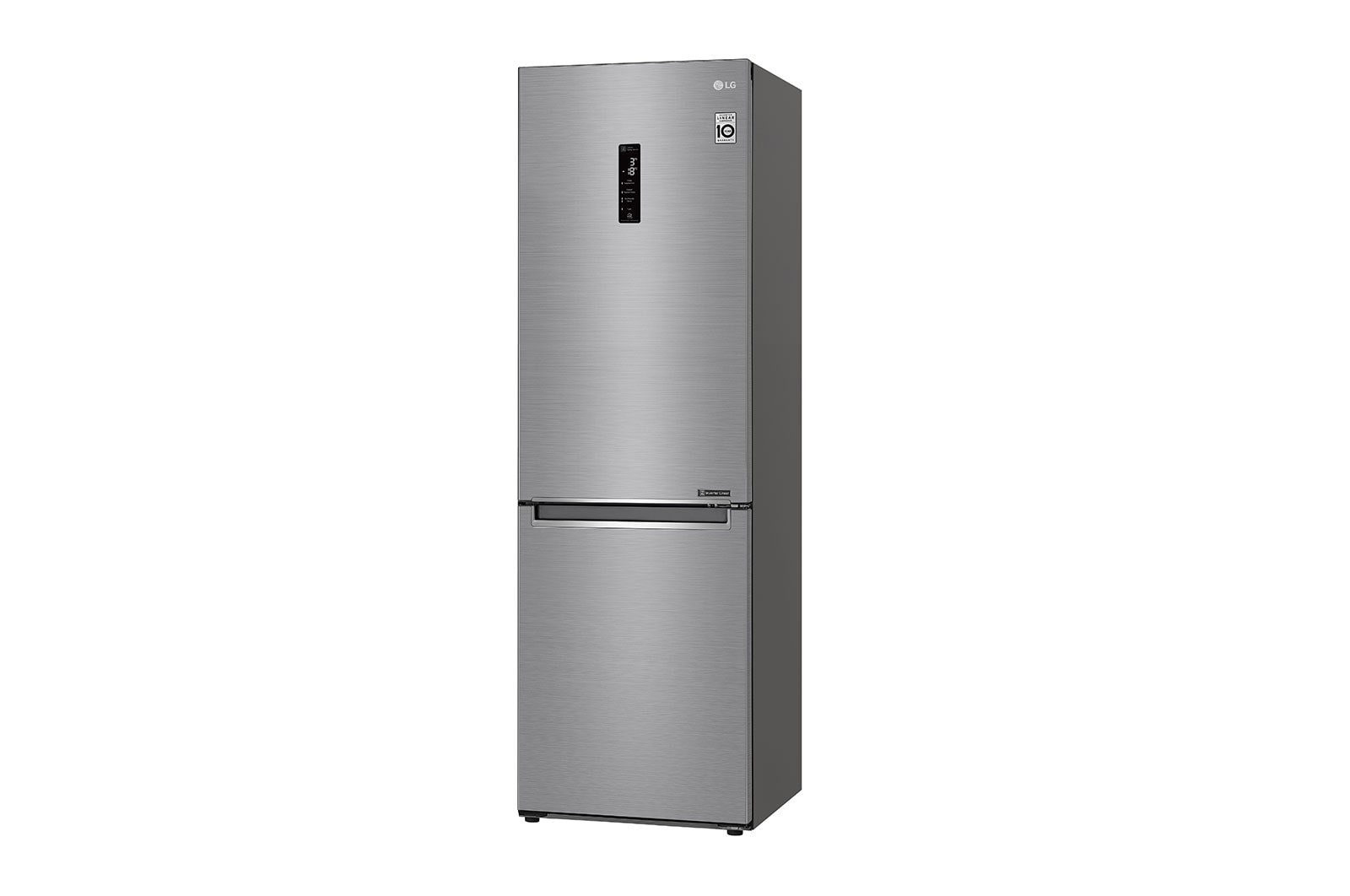 LG 341L Wide Bottom Freezer with DoorCooling⁺™ in Stainless Finish, GC-B459NLXM