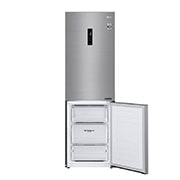 LG 341L Wide Bottom Freezer with DoorCooling⁺™ in Stainless Finish, GC-B459NLXM