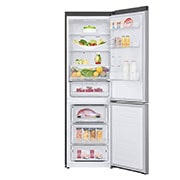 LG 341L Wide Bottom Freezer with DoorCooling⁺™ in Stainless Finish, GC-B459NLXM