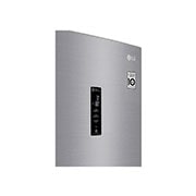 LG 341L Wide Bottom Freezer with DoorCooling⁺™ in Stainless Finish, GC-B459NLXM