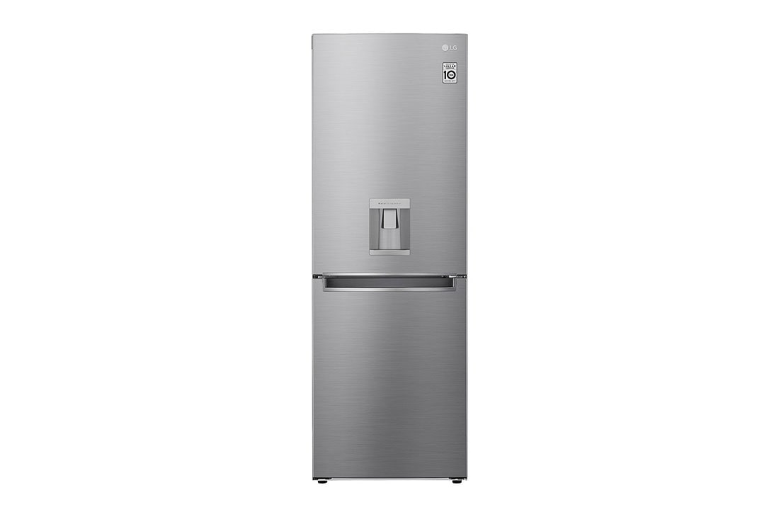 LG 301L Wide Bottom Freezer with DoorCooling⁺™  in Silver Finish, GC-F369NLJM