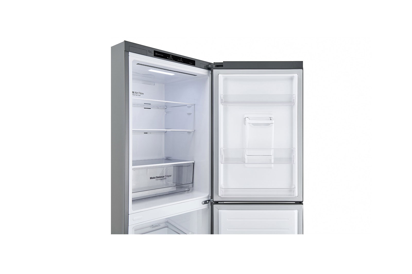 LG 301L Wide Bottom Freezer with DoorCooling⁺™  in Silver Finish, GC-F369NLJM