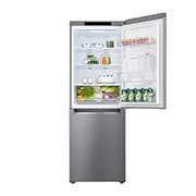 LG 301L Wide Bottom Freezer with DoorCooling⁺™  in Silver Finish, GC-F369NLJM