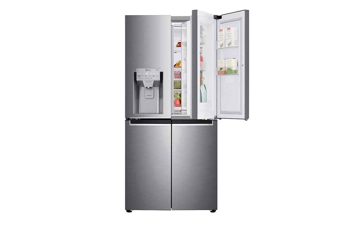 LG 423L Slim Door-in-Door French Door Fridge in Stainless Finish, GC-J22FTLPL