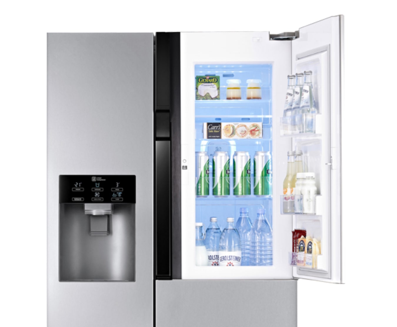 LG 614L Stainless Steel Side by Side Refrigerator, Door-in-Door™, GC-J237JSXV