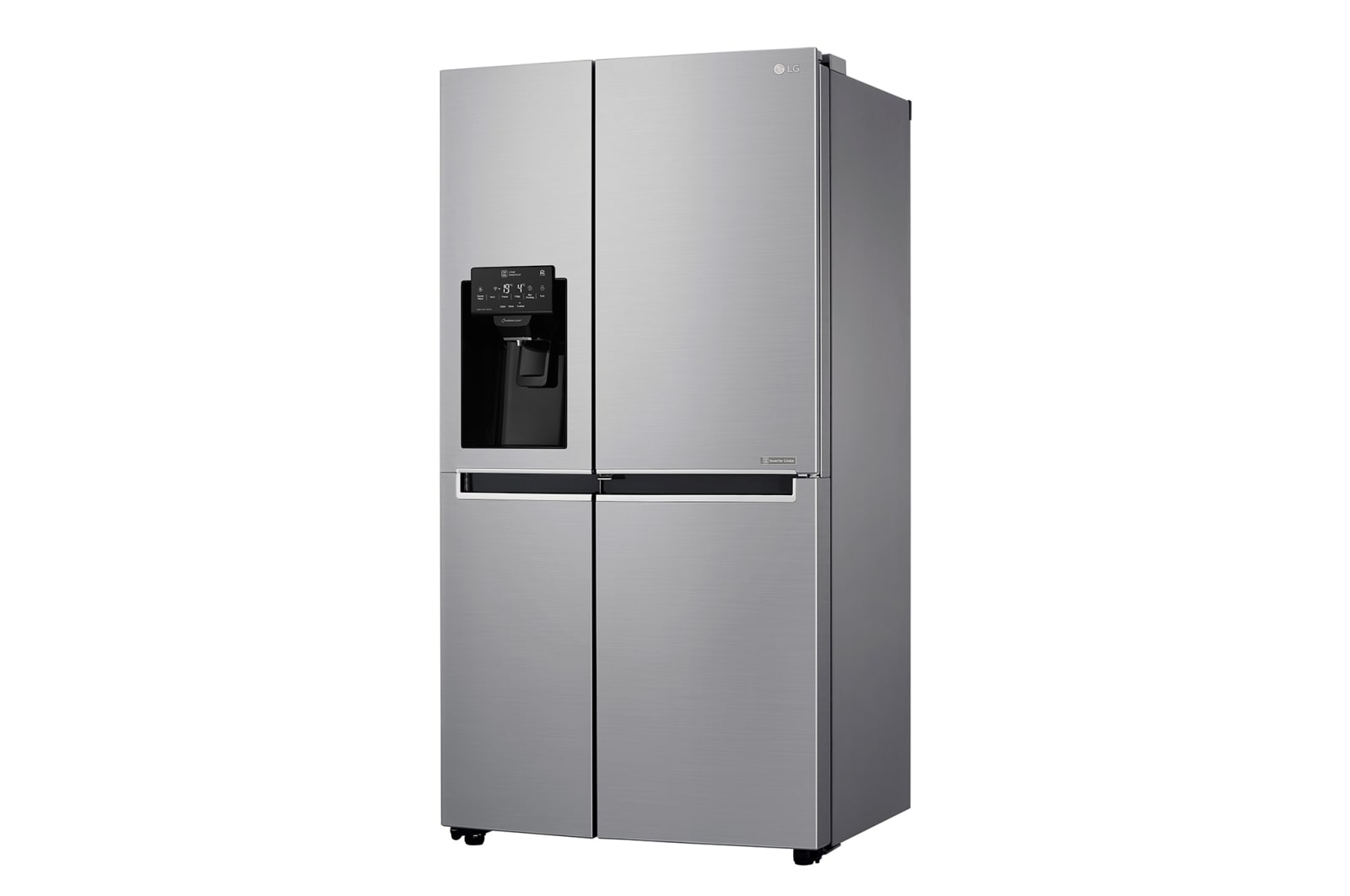 LG 668L Platinum Silver Side by Side Refrigerator, Door-in-Door™ (Non Plumbed), GC-J247SLLZ