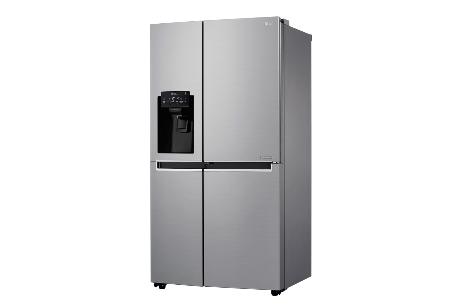 LG 601L Platinum Silver Side by Side Refrigerator, Door-In-Door™ (Plumbed), GC-J247SLUV