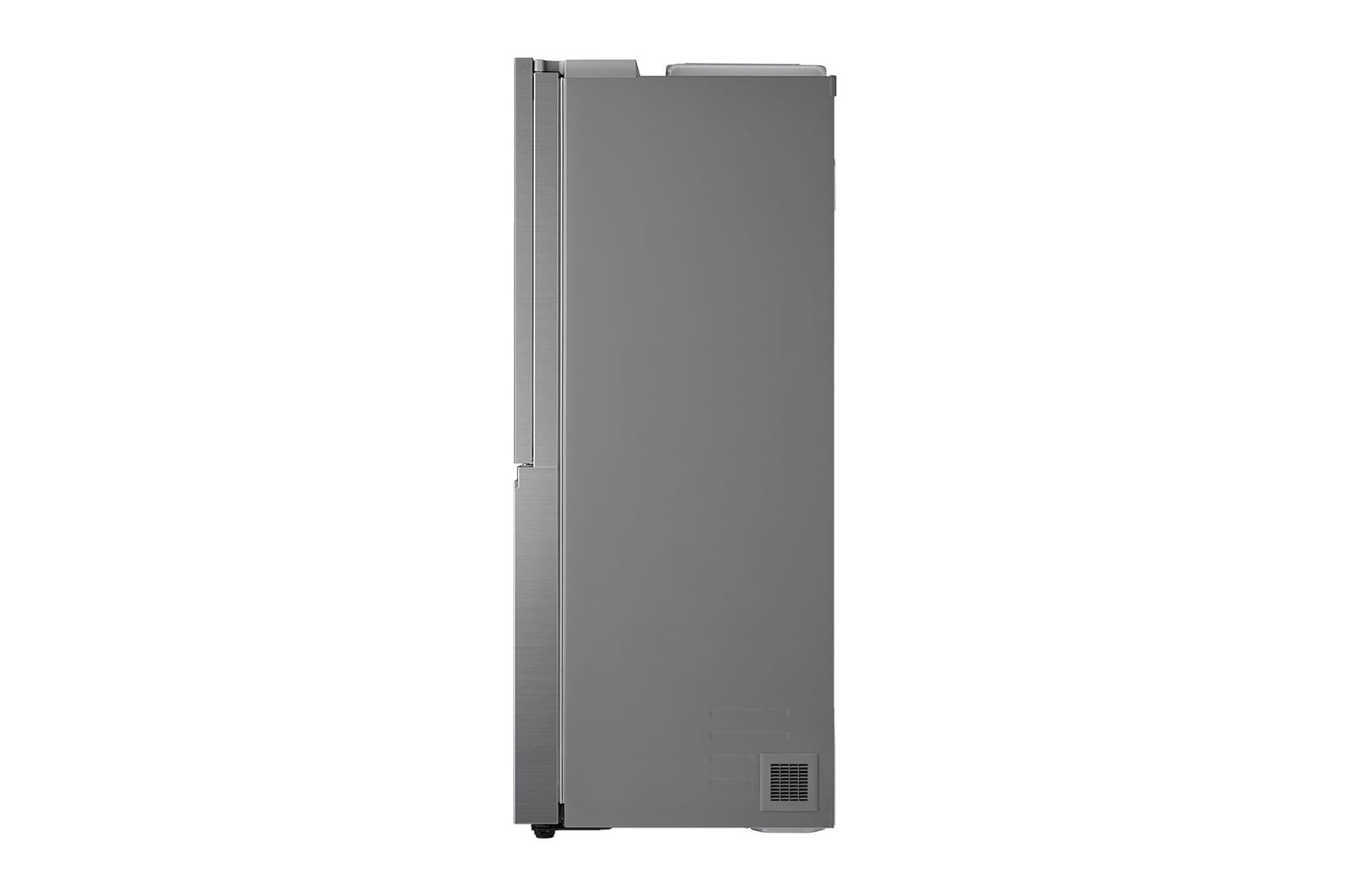 LG 617L Door-in-Door Non Plumbed Side by Side Fridge with Uvnano™ Water Dispenser in Stainless Finish, GC-J257SLRS