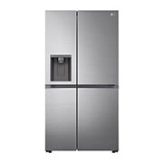 LG 617L Door-in-Door Non Plumbed Side by Side Fridge with Uvnano™ Water Dispenser in Stainless Finish, GC-J257SLRS