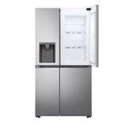 LG 617L Door-in-Door Non Plumbed Side by Side Fridge with Uvnano™ Water Dispenser in Stainless Finish, GC-J257SLRS