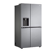 LG 617L Door-in-Door Non Plumbed Side by Side Fridge with Uvnano™ Water Dispenser in Stainless Finish, GC-J257SLRS