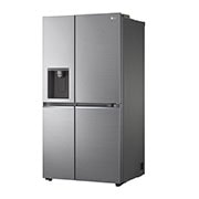 LG 617L Door-in-Door Non Plumbed Side by Side Fridge with Uvnano™ Water Dispenser in Stainless Finish, GC-J257SLRS