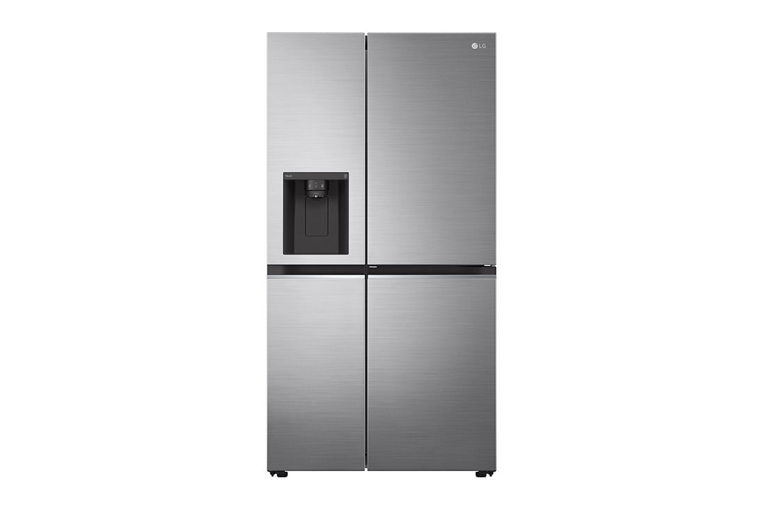 LG 611L Door-in-Door Side by Side Fridge with Uvnano™ Ice & Water Dispenser in Stainless Finish, GC-J257SLSS