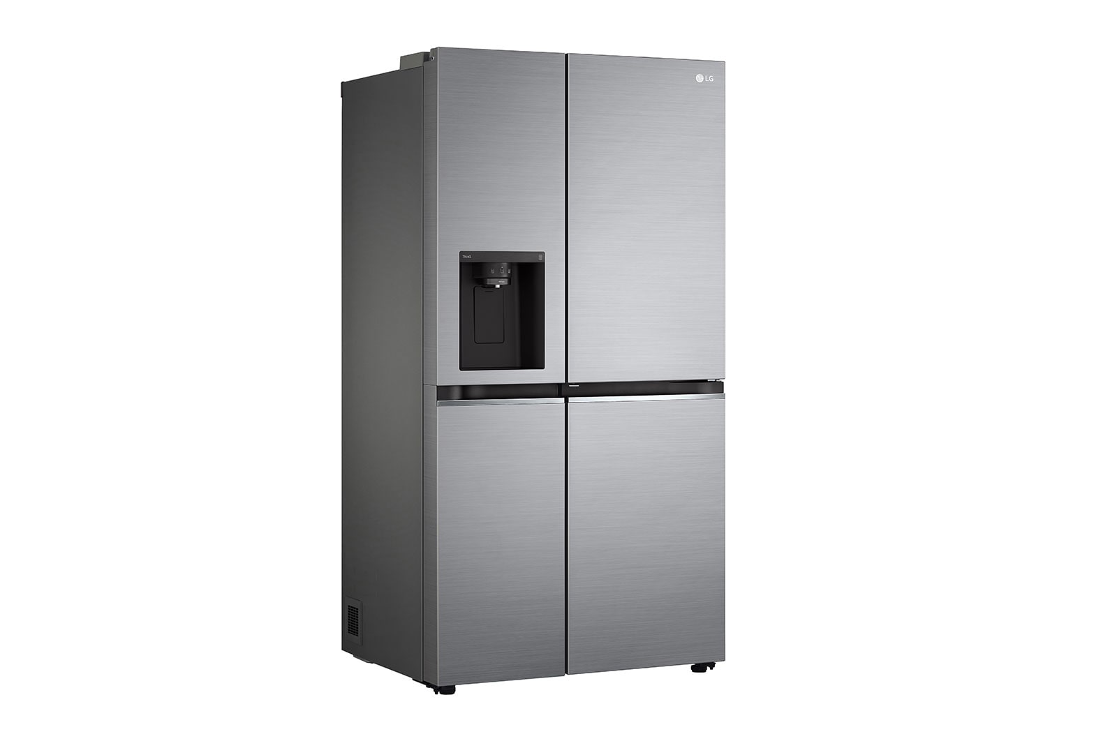 LG 611L Door-in-Door Side by Side Fridge with Uvnano™ in Stainless Finish, GC-J257SLSS