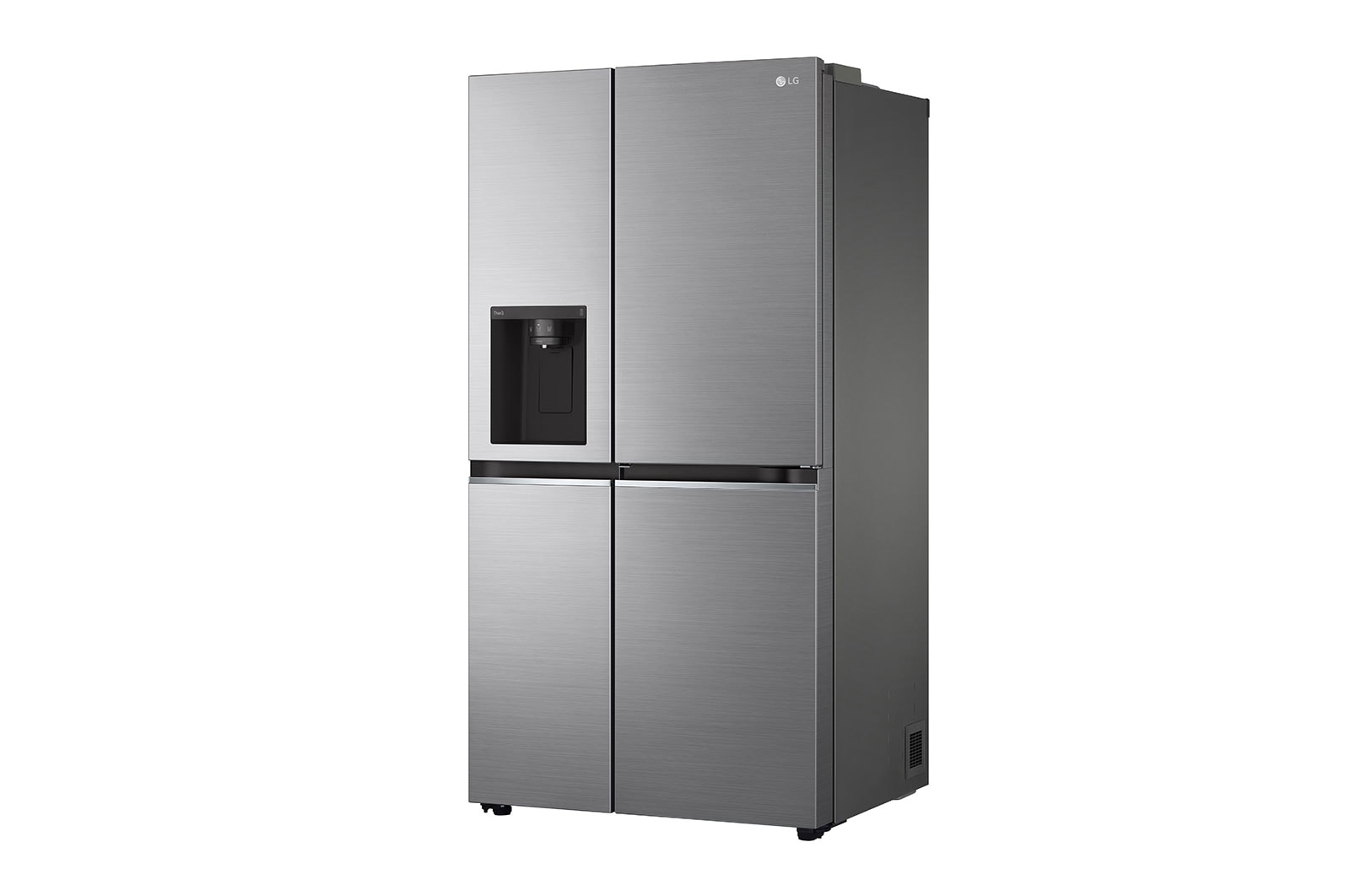 LG 611L Door-in-Door Side by Side Fridge with Uvnano™ in Stainless Finish, GC-J257SLSS