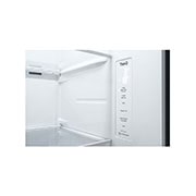 LG 611L Door-in-Door Side by Side Fridge with Uvnano™ Ice & Water Dispenser in Stainless Finish, GC-J257SLSS