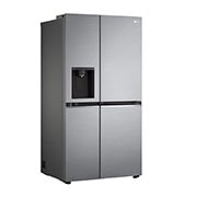 LG 611L Door-in-Door Side by Side Fridge with Uvnano™ in Stainless Finish, GC-J257SLSS