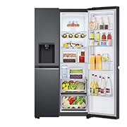 LG Side by Side Refrigerator with Uvnano™ - GC-J257SQ2W, GC-J257SQ2W