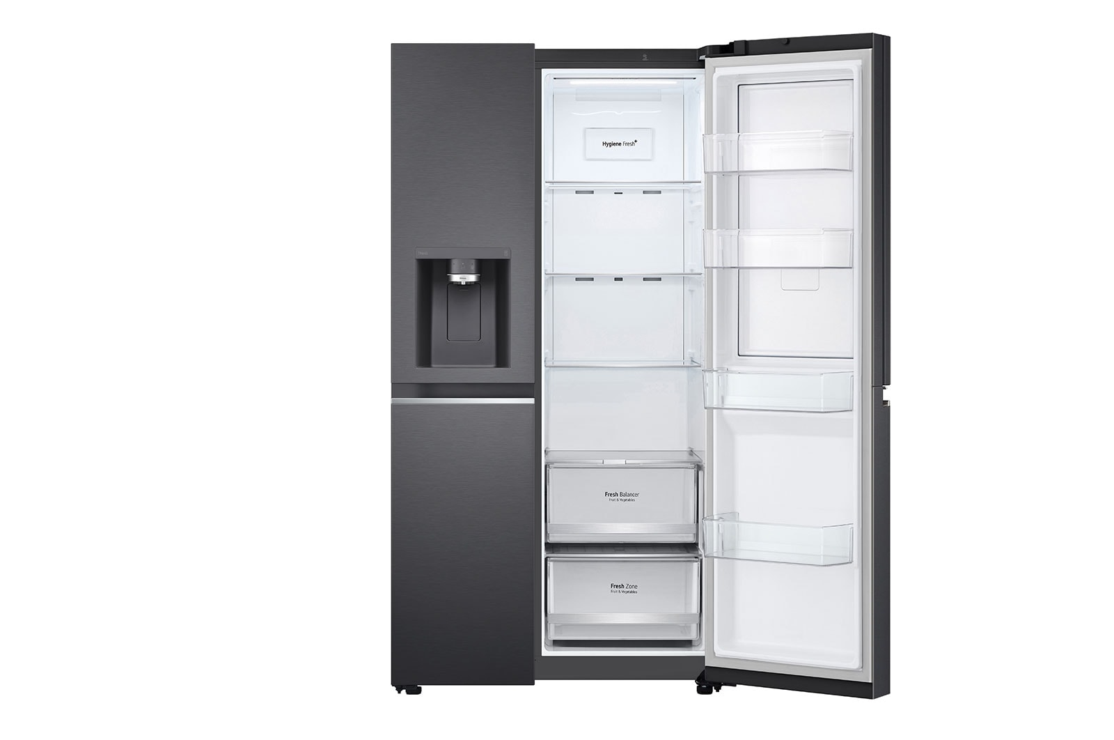 LG 674L Matte Black Door-In-Door Fridge - GC-J307CQFS, GC-J307CQFS