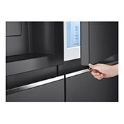 LG 674L Matte Black Door-In-Door Fridge - GC-J307CQFS, GC-J307CQFS