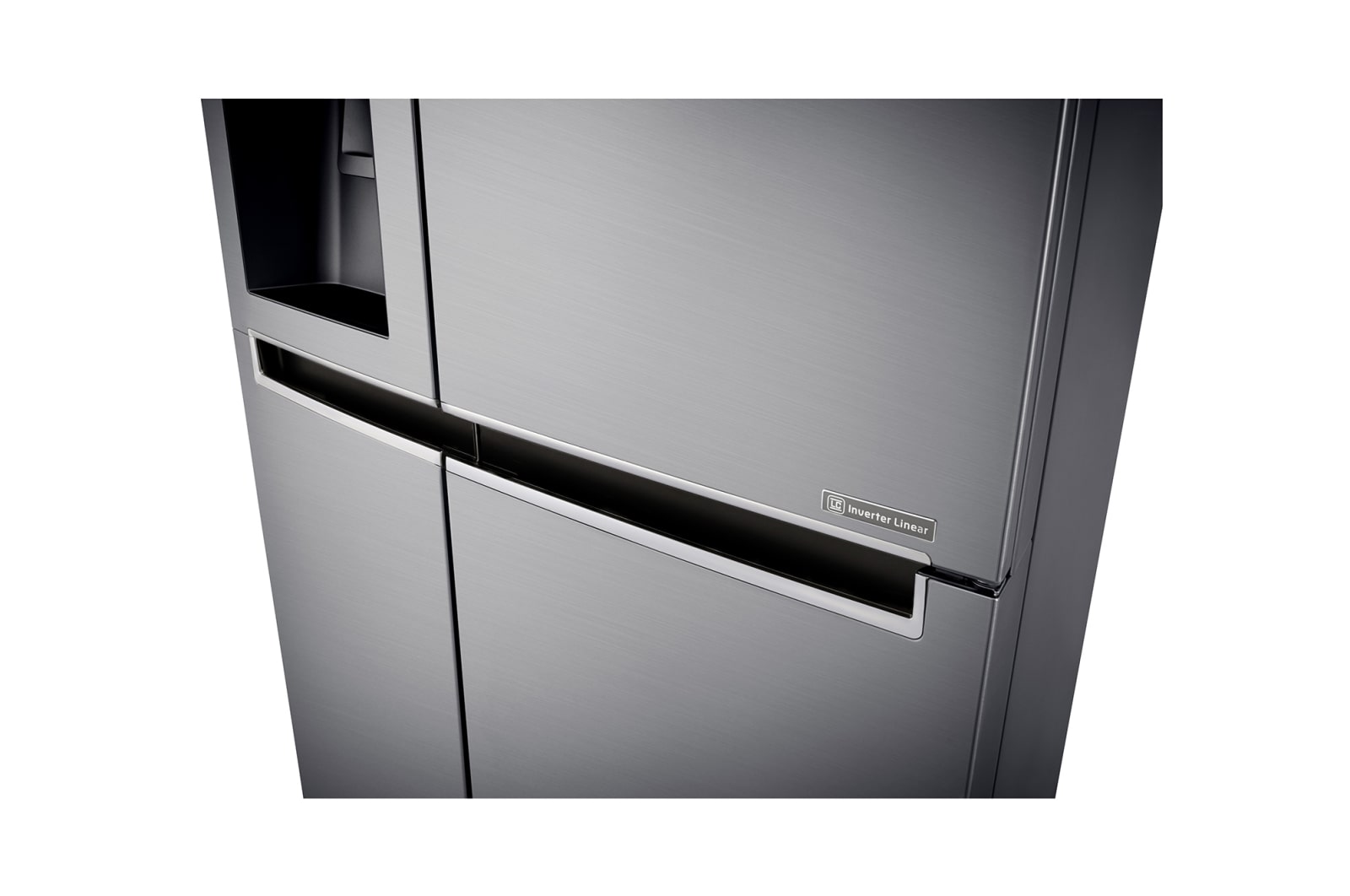 LG 601L Platinum Silver Side by Side Refrigerator, Mega Capacity, GC-L247SLUV