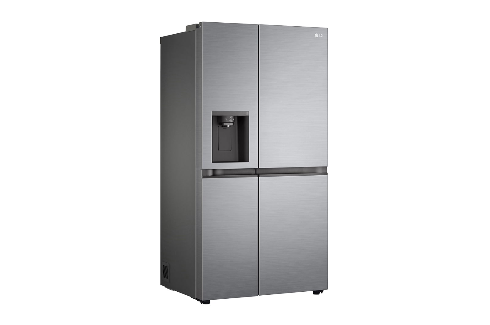 LG 617L Non Plumbed Side by Side Fridge in Stainless Finish, GC-L257SLXL