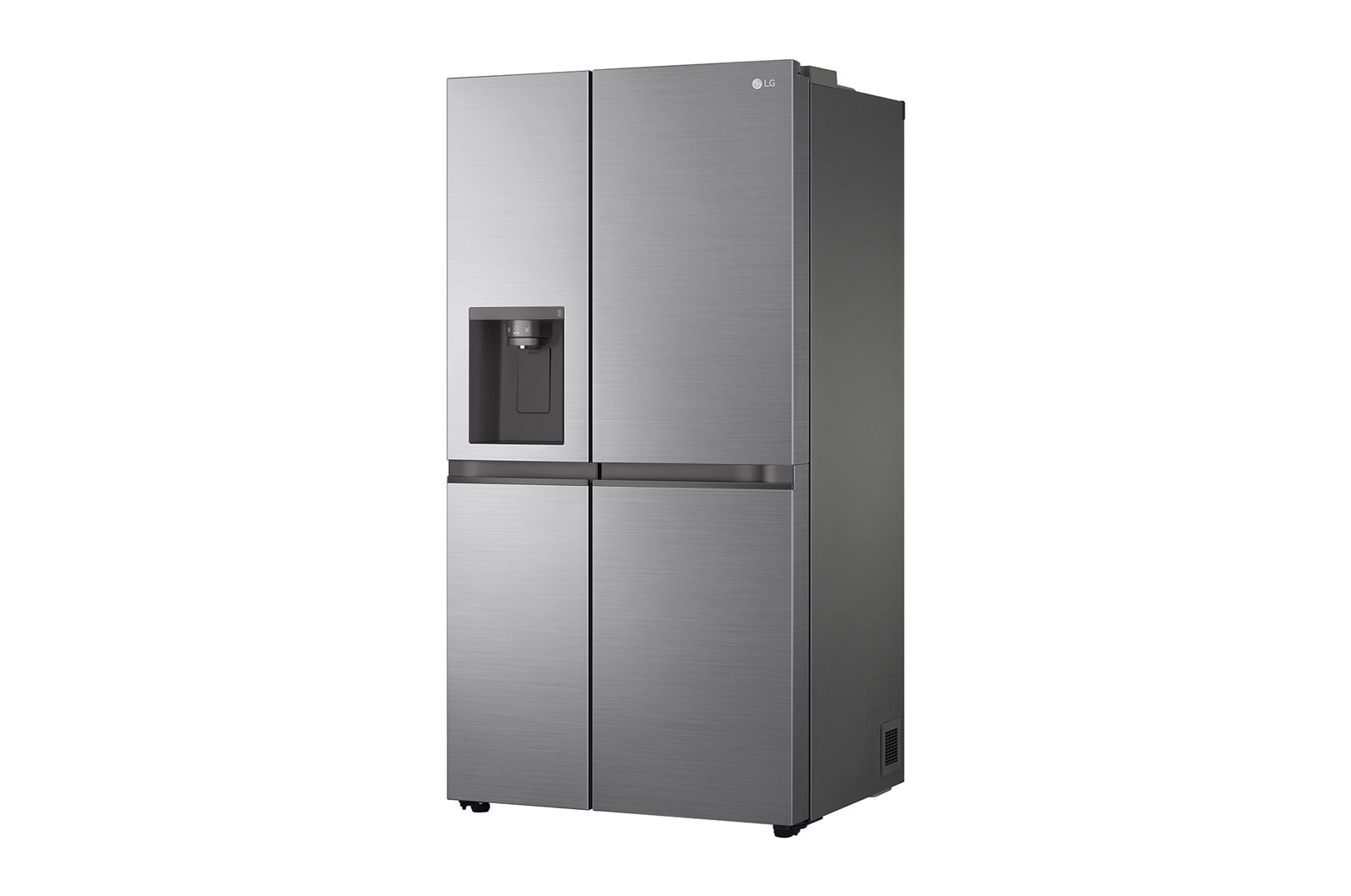 LG 617L Non Plumbed Side by Side Fridge in Stainless Finish, GC-L257SLXL