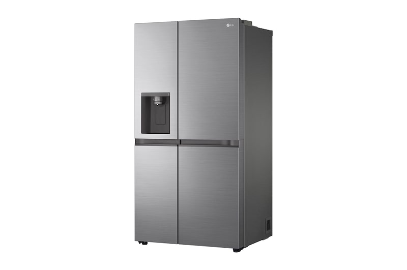 LG 617L Non Plumbed Side by Side Fridge with Ice & Water Dispenser in Stainless Finish, GC-L257SLXL