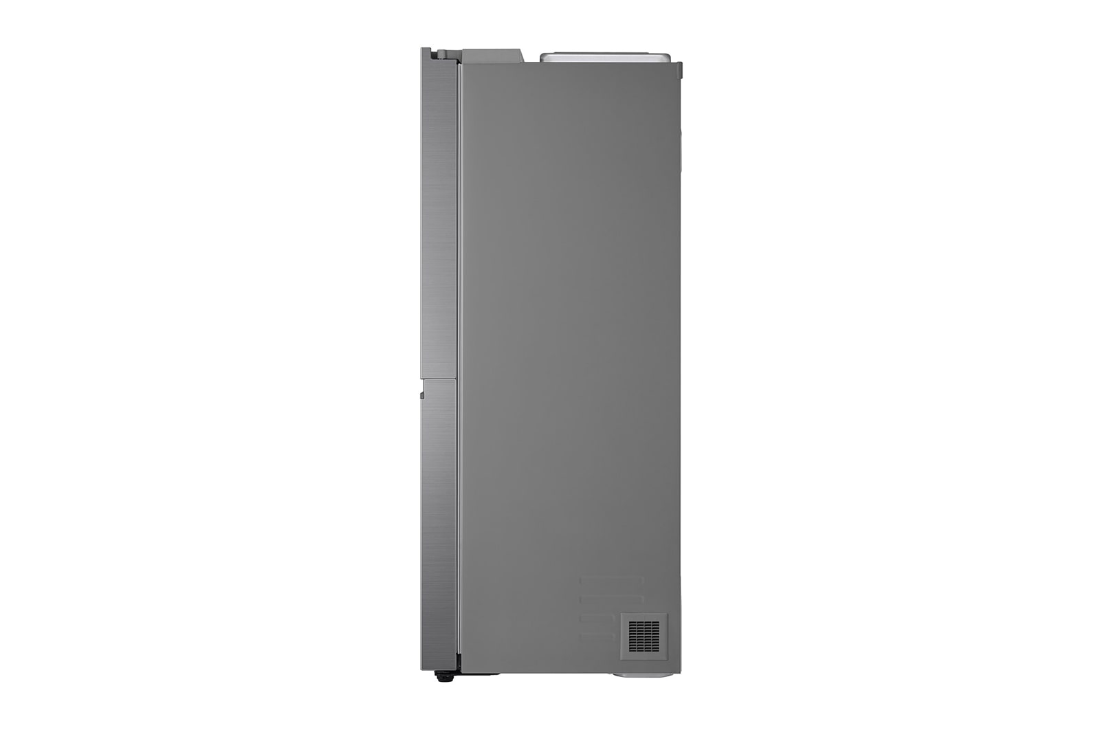 LG 617L Non Plumbed Side by Side Fridge in Stainless Finish, GC-L257SLXL