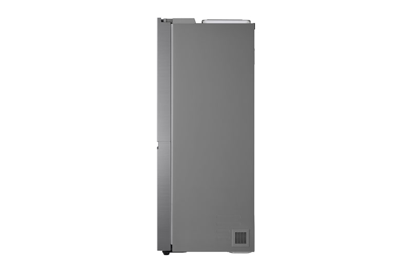 LG 617L Non Plumbed Side by Side Fridge with Ice & Water Dispenser in Stainless Finish, GC-L257SLXL