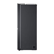 LG 611L Side by Side Fridge with Uvnano™ Ice & Water Dispenser in Black Finish, GC-L257SQSL