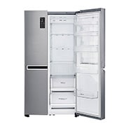 LG 626L Platinum Silver Side by Side Refrigerator, Door-in-Door™, GC-M247SLUV