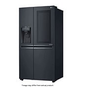 LG 665L Side by Side Fridge with InstaView Door-In-Door® in Matte Black Finish, GC-X247CQBV