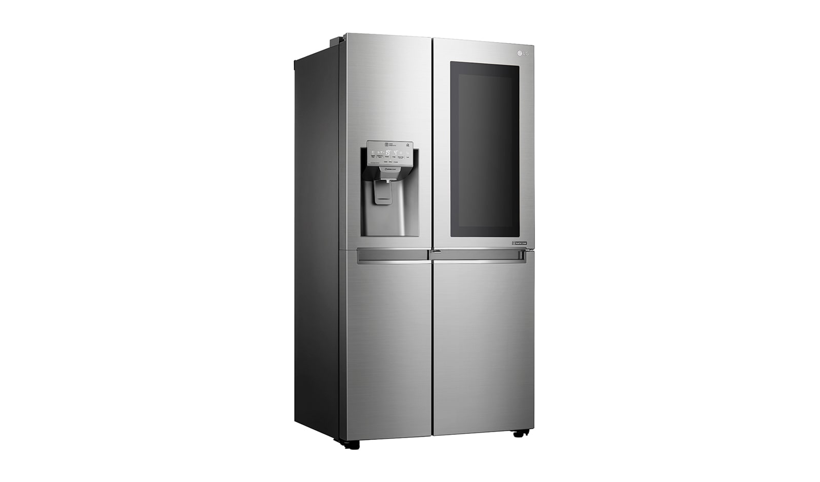 LG 665L Stainless Steel InstaView Side by Side Fridge, Door-in-Door, GC-X247CSBV